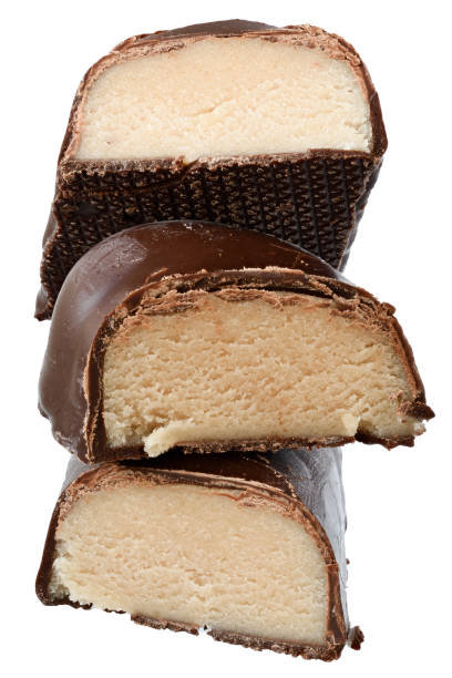 istock Chocolate marzipan bar isolated 1292926296