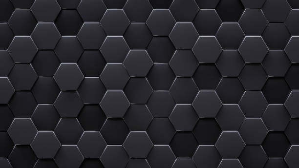 istock Dark textured background. Frosted cells. Shiny edges. 1292929277