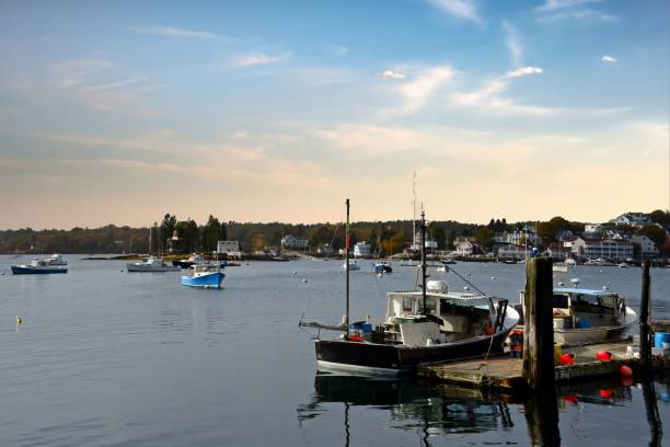 istock Boothbay Harbor Maine-In early morning 1292935160