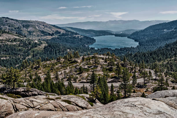 istock Donner Lake from Above in Sierra Nevada Mountains 1292950050