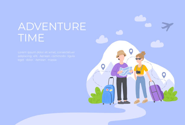 ilustraciones, imágenes clip art, dibujos animados e iconos de stock de vacaciones de viaje - flying vacations doodle symbol