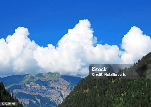 Beautiful Photogenic Clouds Over Lake Brienz Stock Photo - Download Image Now
