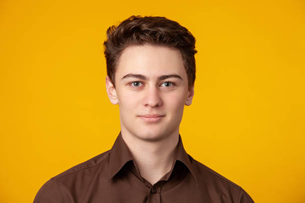istock Studio portrait of 18 year old man 1292956412