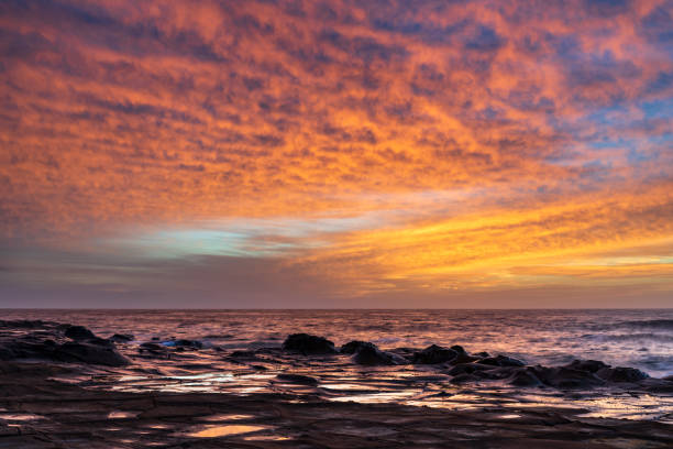 istock High Cloud Sunrise Seascape from Rock Platform 1292960639