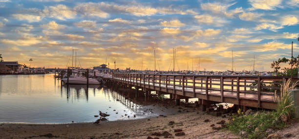 istock Sunrise over Naples City Dock in Naples, Florida. 1292969887