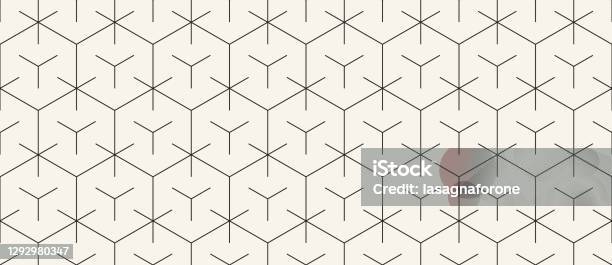 Seamless Geometric Vector Pattern - Arte vetorial de stock e mais imagens de Padrão - Padrão, Formas Geométricas, Fila - Arranjo