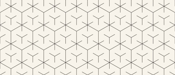 dikişsiz geometrik vektör deseni - pattern stock illustrations