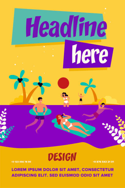 istock Happy young people swimming in sea 1292983796