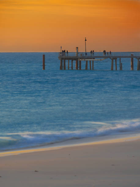 istock Sunset at Glenelg beach and jetty in twilight 1292986547