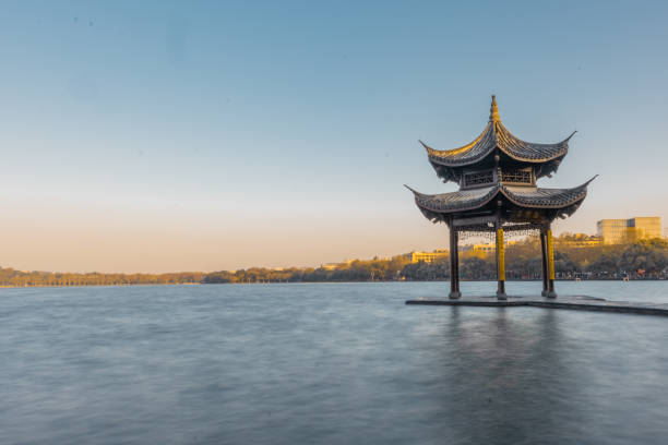 istock Jixian pavilion sunrise 1292987952