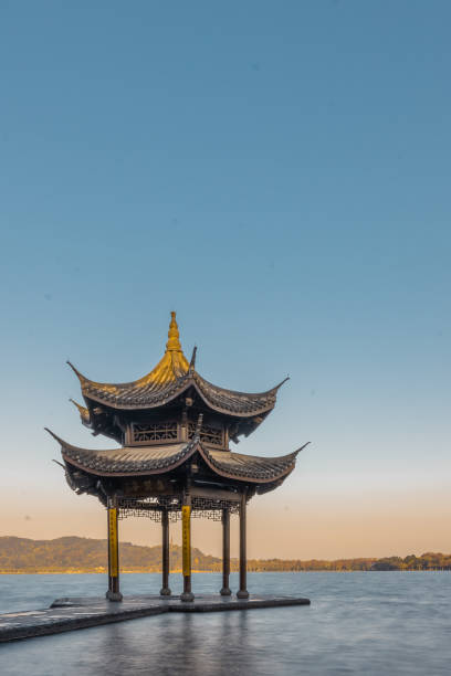 istock Jixian pavilion sunrise 1292987956