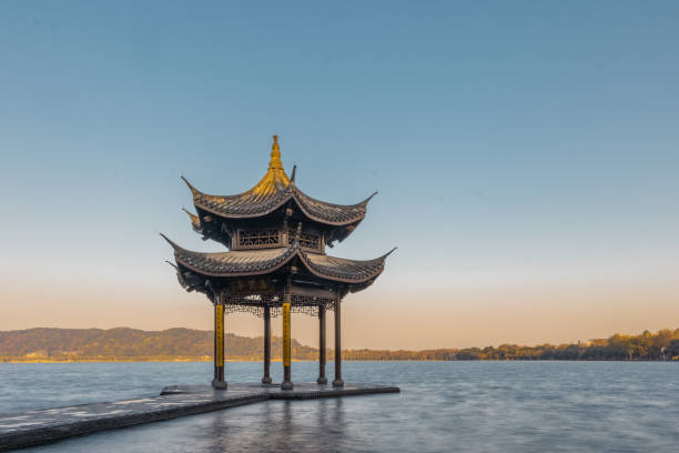 istock Jixian pavilion sunrise 1292987992