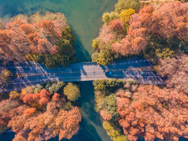 istock West lake aerial view in autumn 1292988763