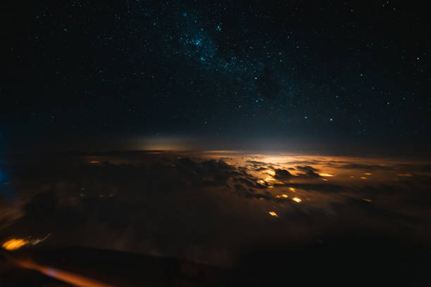 istock Starred sky flying over Argentina at midnight 1292996776