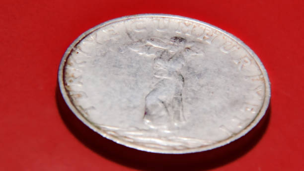 istock Collection of old metal coins from various countries ( turkish coin ) 1292996851
