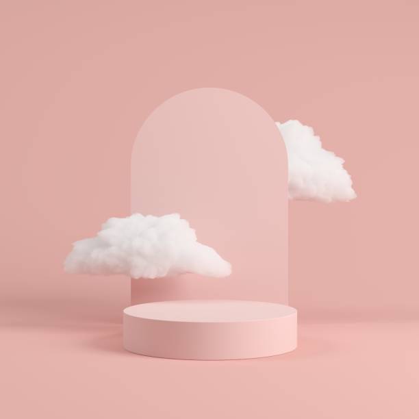istock Abstract background. mock up scene for product display. 3d render 1292997789