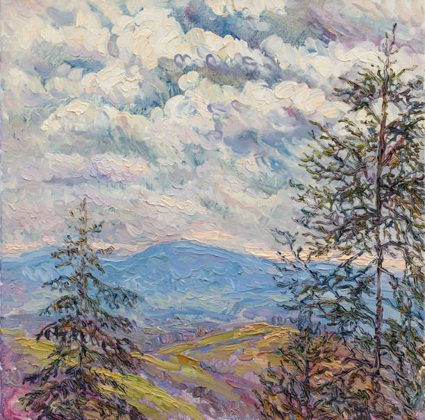 istock oil painting, fine arts, landscape 1293004340