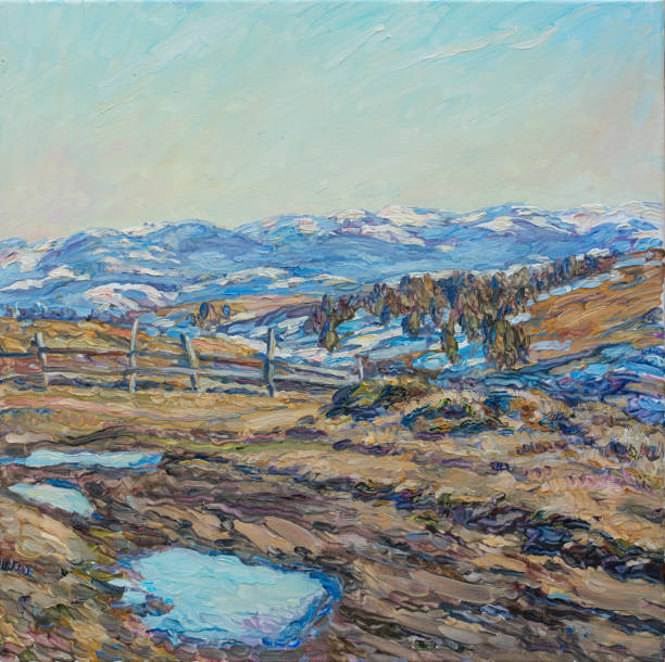istock oil painting, fine arts, landscape 1293004761