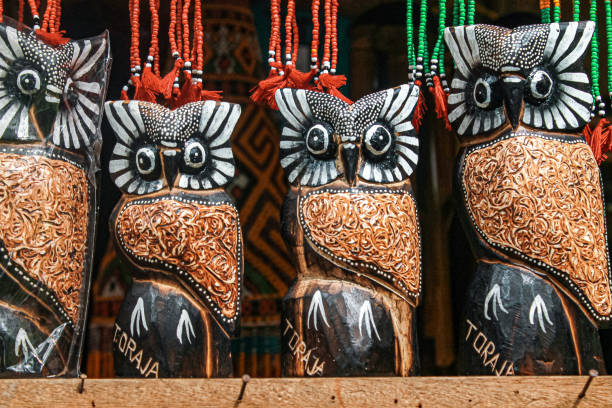 Some souvenirs that originally made in Toraja. It's made from wooden material that chiseled with typical Toraja tradition.