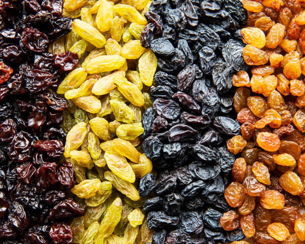 Collection of various raisins Collection of various raisins as a food background raisin stock pictures, royalty-free photos & images