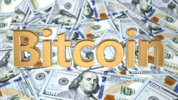 istock Bitcoin , Cryptocurrency. Golden coin  dollars background 1293013595