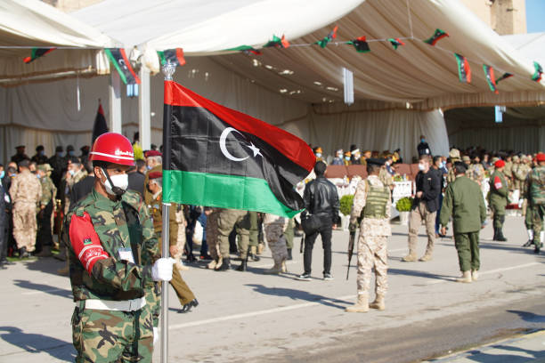 the celebration the 69th anniversary of libyan independence, tripoli, libya - tripoli imagens e fotografias de stock