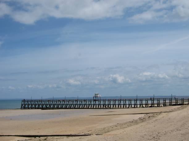 istock Luke in Sea pier in Normandy 1293025554