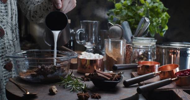 istock Preparing homemade hot chocolate 1293028570