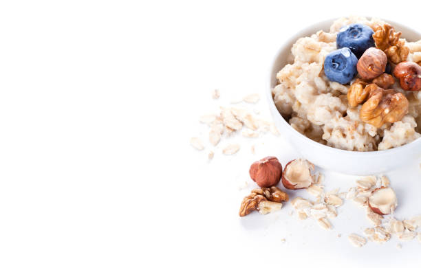 istock Oatmeal porridge in bowl 1293033594