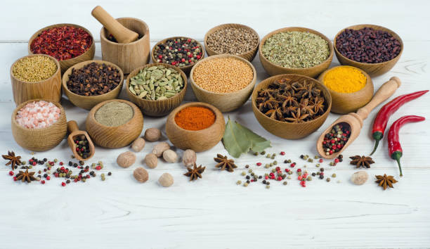 istock Set of various spices and herbs for cooking 1293037290