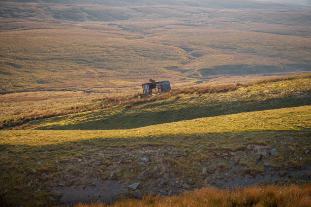 en la carretera b6270 entre nateby y birkdale, north yorkshire, inglaterra - kirkby stephen fotografías e imágenes de stock