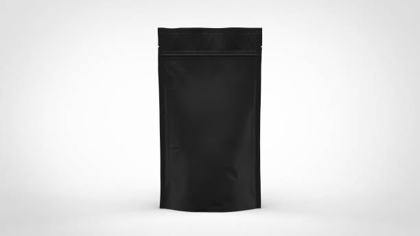istock Doy pack coffee bag with zipper mockup 3d rendering image 1293058644