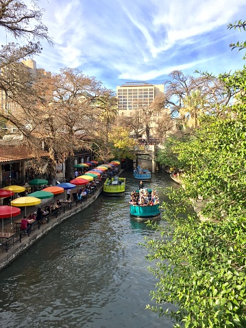 River walk vacation destination San Antonio tourism Texas
