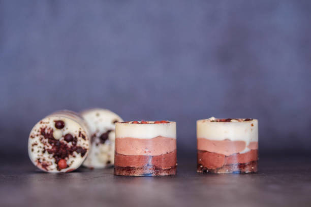 istock Group Of Chocolate Brownie Trifle 1293068227