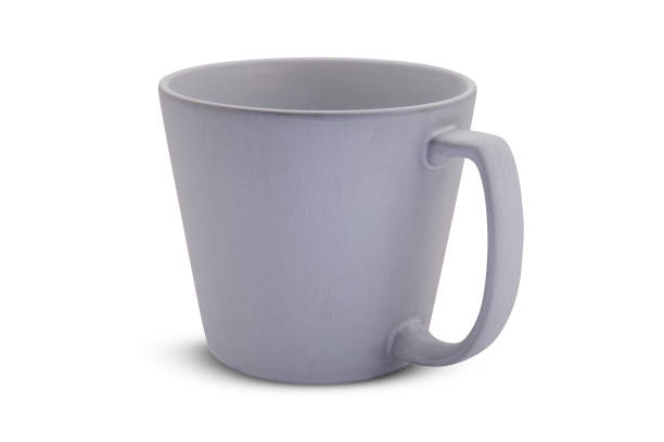istock modern Clay coffee mug isolated on white background 1293069286