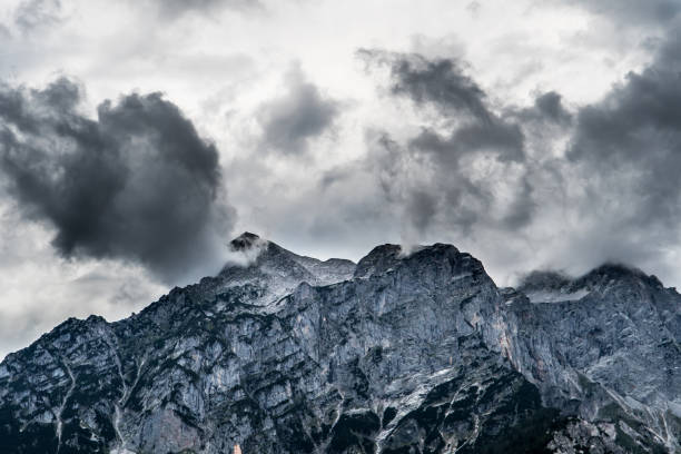Mountain Massive In National Park Gesaeuse In Ennstaler Alps In Austria