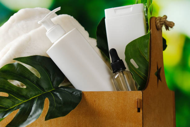 istock Body treatment concept. Natural organic cosmetics. 1293082284