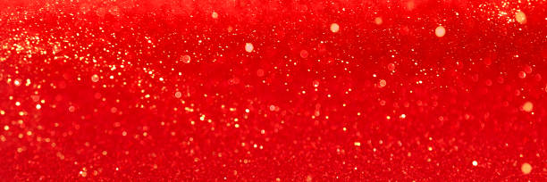 istock Festive red banner background holiday light Christmas. 1293084110