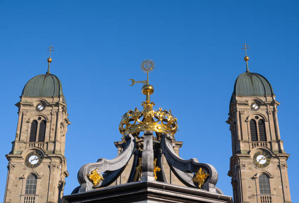istock Benedictine abbey and basilica of Einsiedeln 1293092691