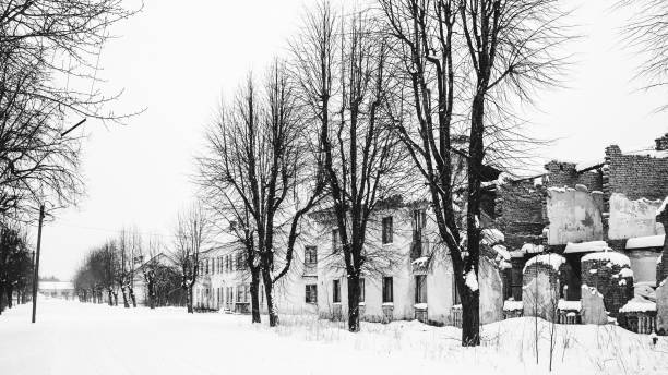 Abandoned soviet apartment buildings - Viivikonna, Estonia