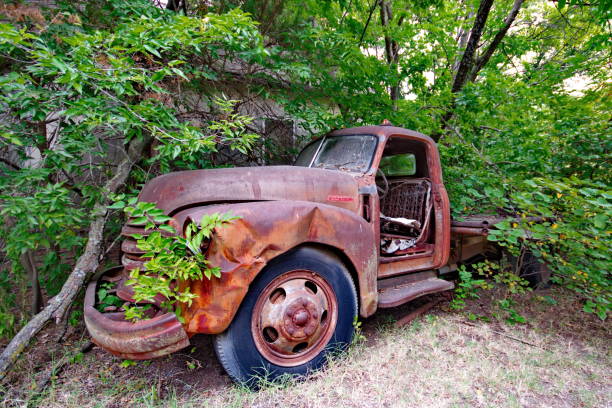 Abandoned Truck stock photo