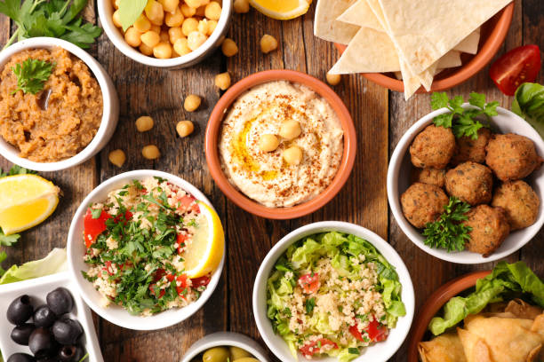 istock assorted of indian food- top view 1293104627