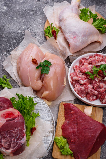 istock Assortment of various raw meat 1293104998