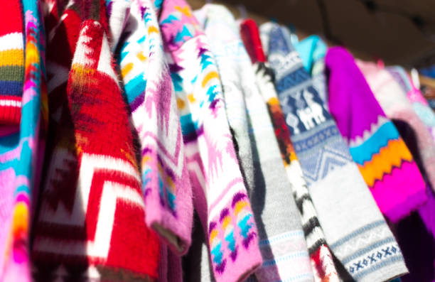 istock Santa Fe, NM: Vibrant Mexican Sweaters for Sale 1293108200