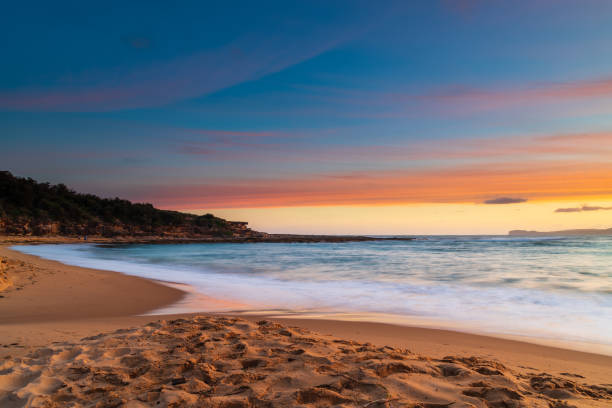 istock Sunset and clouds at the seaside 1293118936