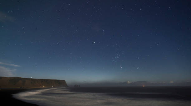 istock Iceland coast at night 1293120346