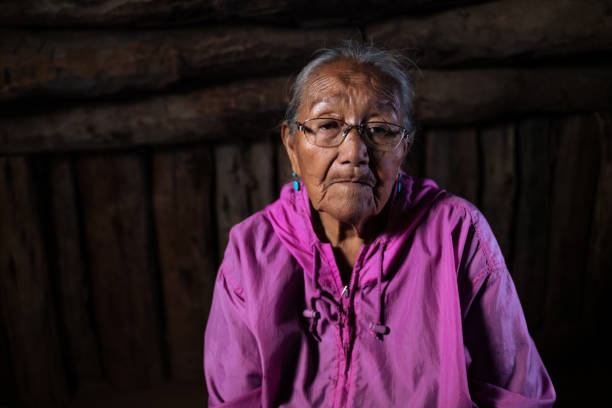 istock Navajo grandmother indoor portrait 1293123721