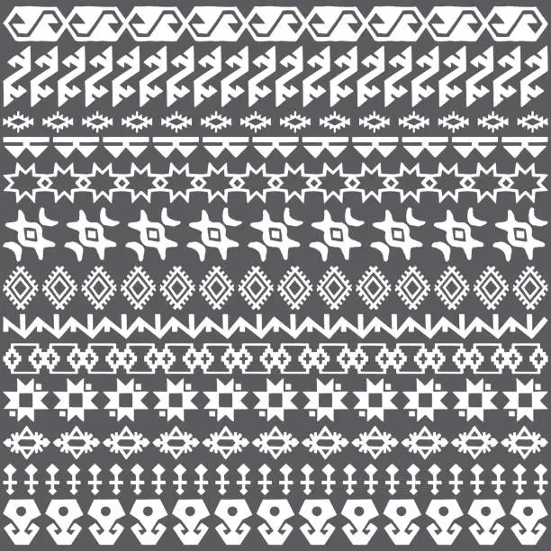 Vector illustration of Ethnic Seamless Pattern