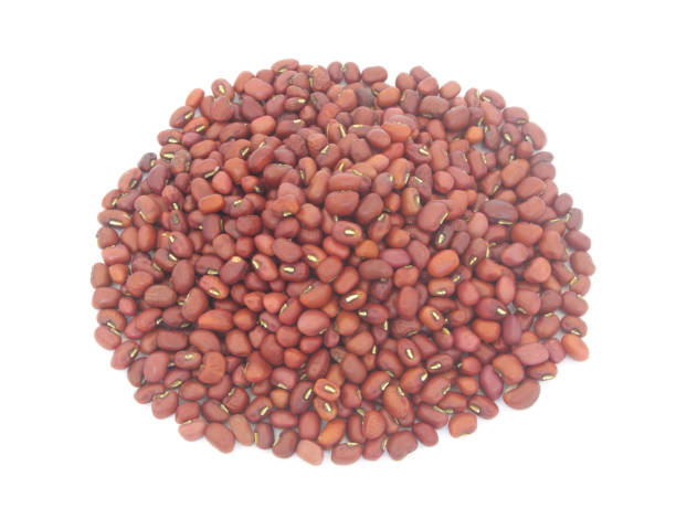 istock Heap of adzuki red beans isolated 1293139880