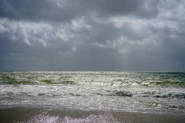 istock View of the tide out on a beach 1293151214